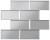 Lumiere Bevel Mirror Brick Mosaic 75x150mm
