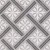 Mondrian Grey Patterned Vitrified Ceramic 335x335mm