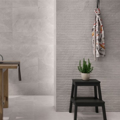 Garonne Smoke Lined Wall Ceramic 300x600mm