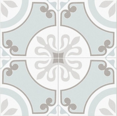 Ribera Aqua Pre-Scored Matt Glazed Ceramic W&F Tile 450 x 450mm