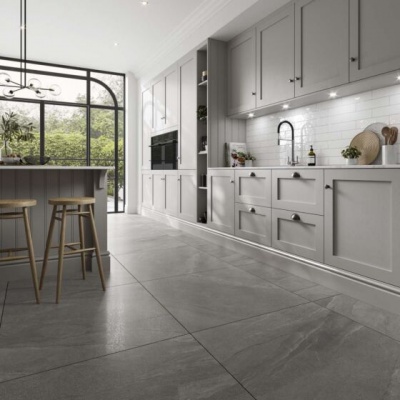 Frontera Graphite Semi-Polished Glazed Porcelain 900x900mm