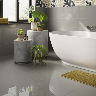 Kellington Grey Glazed Polished Porcelain 290x590mm