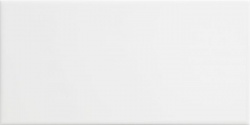 Central White Ceramic Wall Tile 100x200mm