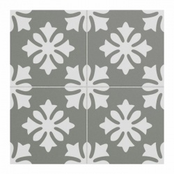 Dali Patterned Glazed Ceramic Wall & Floor Tile 250x250mm
