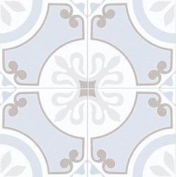 Ribera Blue Pre-Scored Matt Glazed Ceramic W&F Tile 450 x 450mm