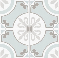 Ribera Aqua Pre-Scored Matt Glazed Ceramic W&F Tile 450 x 450mm