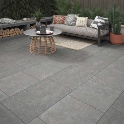 Chatsworth Light Grey Glazed Porcelain 600x900x20mm Outdoor tiles