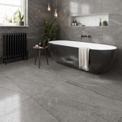 Frontera Silver Semi-Polished Glazed Porcelain 900x900mm