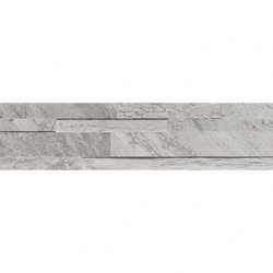 Oswald Grey Split Face Matt Porcelain Wall 150x610mm