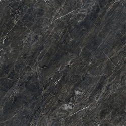 Zeus Midnight Black Glazed Porcelain Wall & Floor Tile 600x600mm